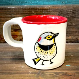 ceramic bird mug