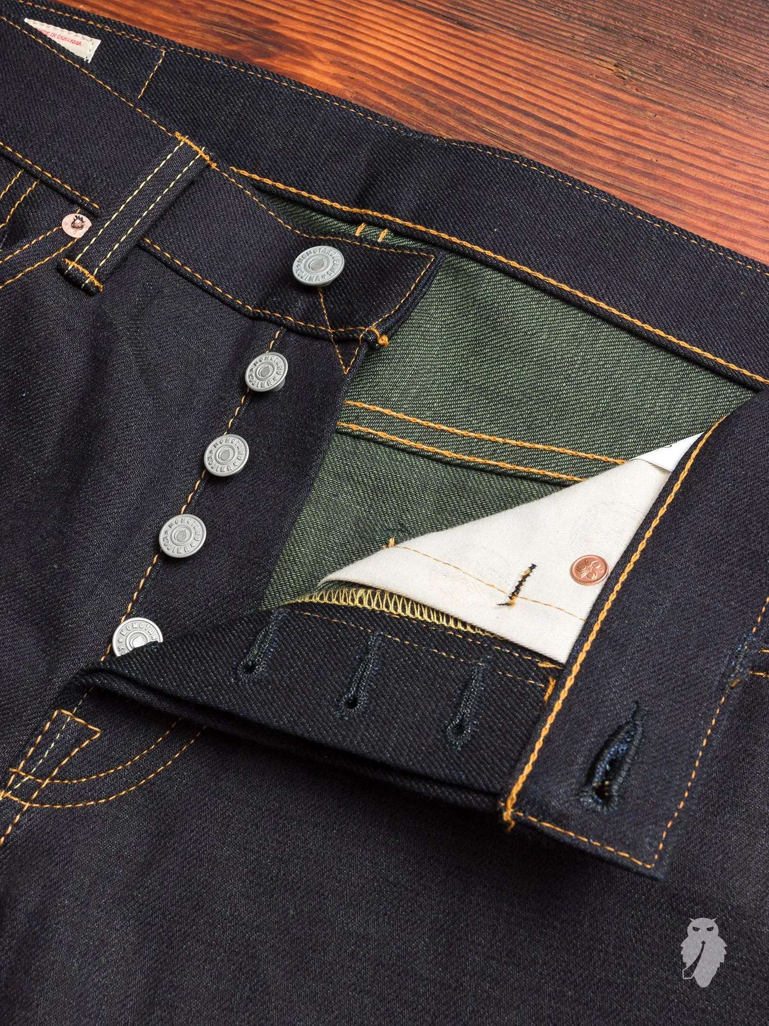 0405-GR 13.5oz Selvedge Denim - High Tapered Fit