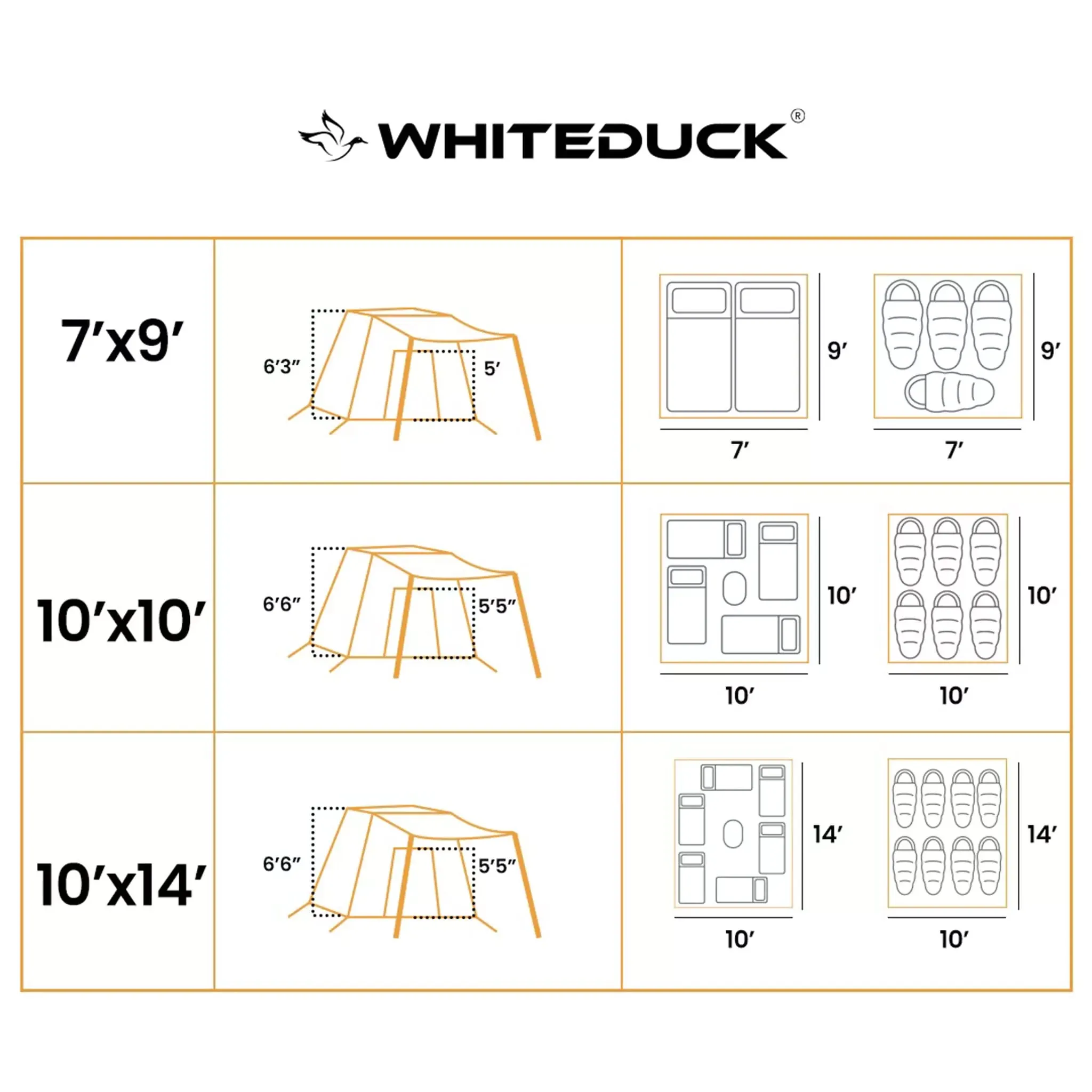 10'x10' Prota Canvas Tent