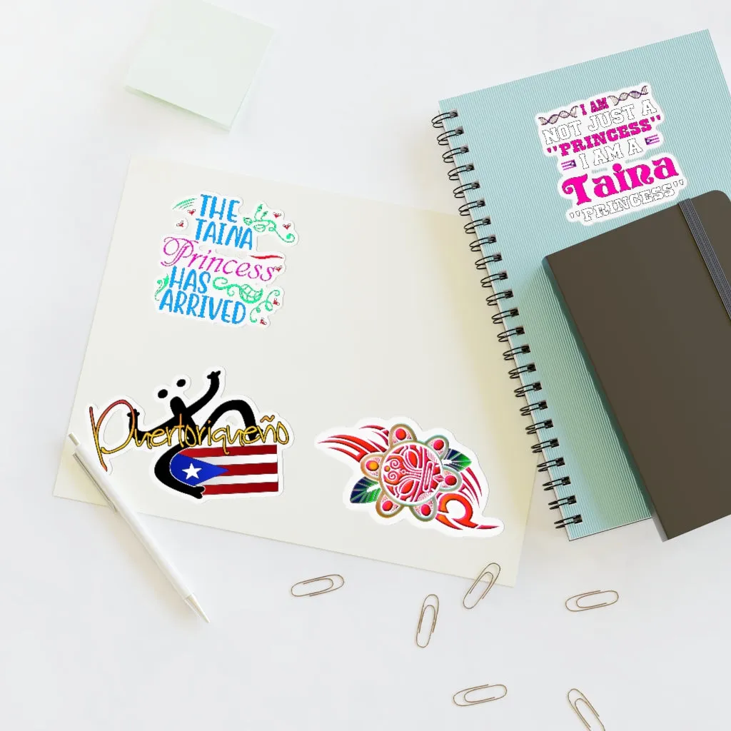 4 Puerto Rico Themed Sticker's Per Sheet (Set 3)