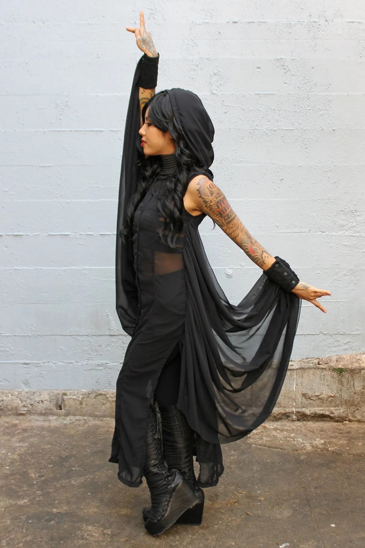 5D x Eyecon Priestess Robe - twill/chiffon