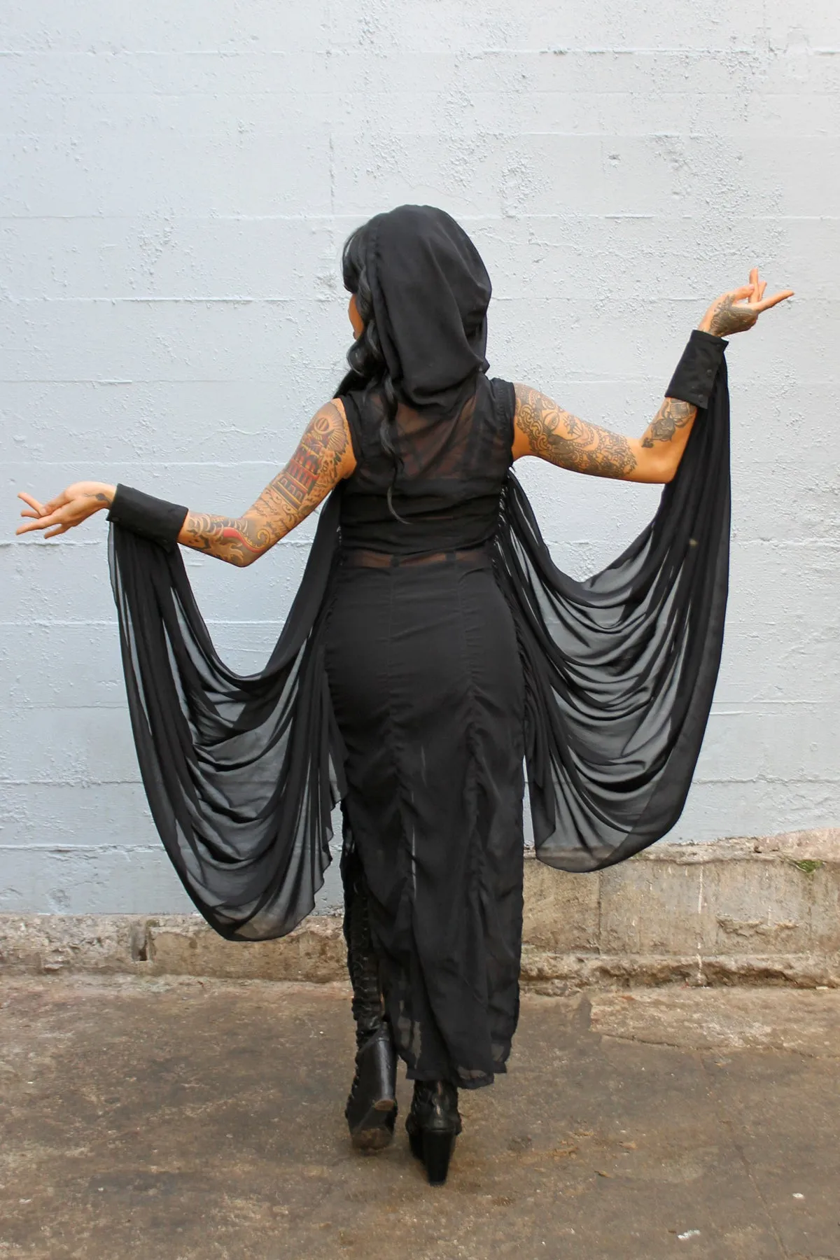 5D x Eyecon Priestess Robe - twill/chiffon