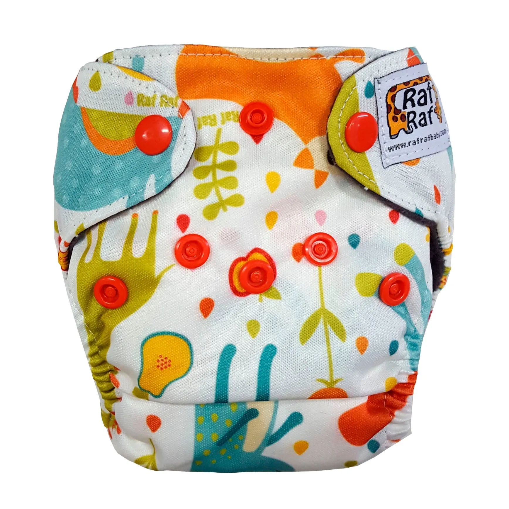 6/12pc Newborn Charcoal Bamboo Cloth Diaper