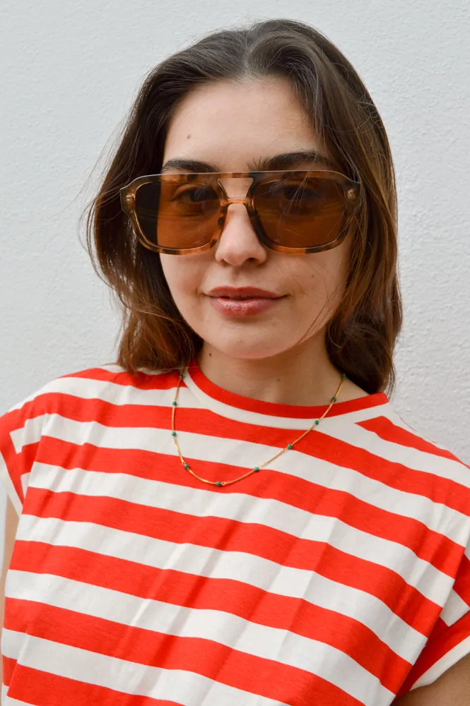 A Kjaerbede Kaya Havana Sunglasses