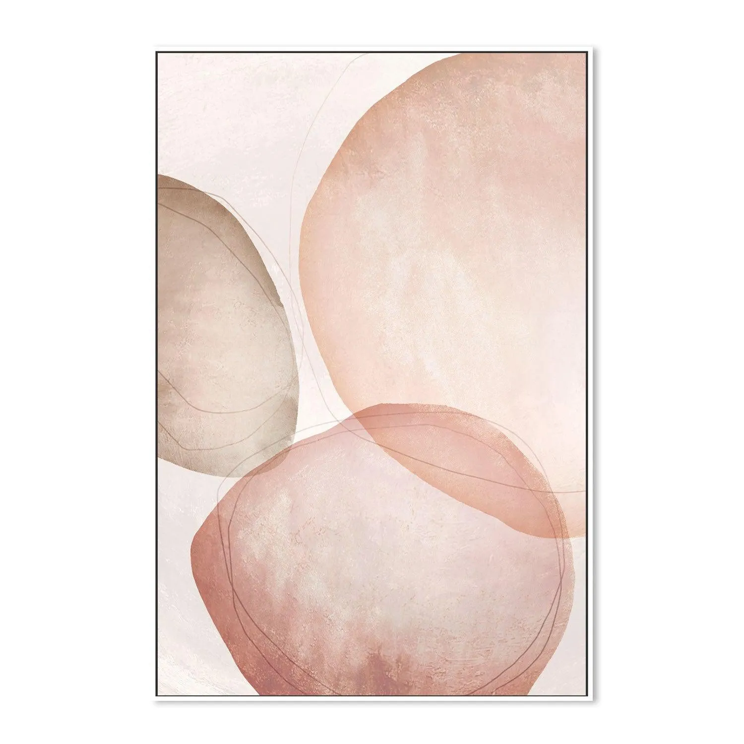 Abstract Circles Pink , By Dear Musketeer Studio