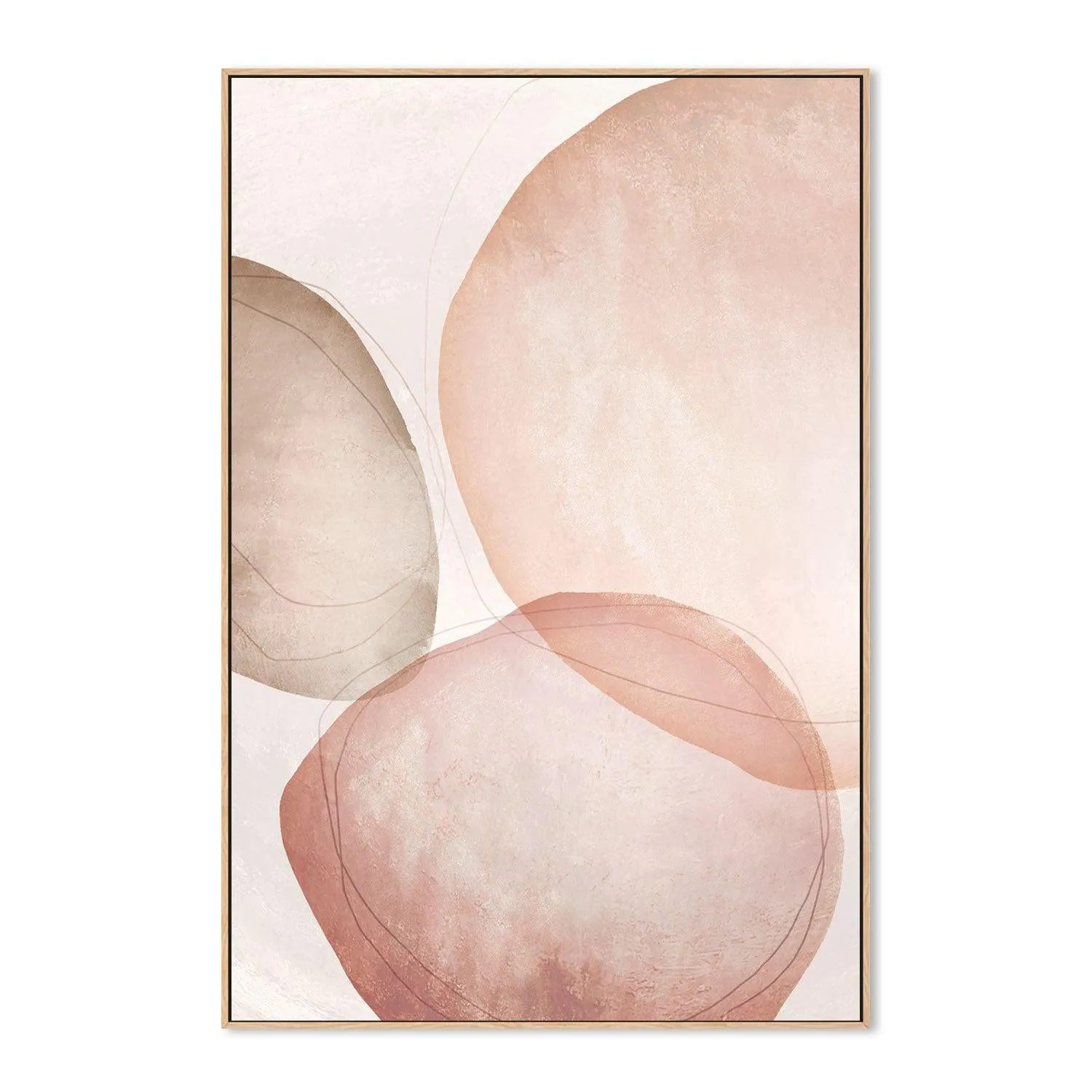 Abstract Circles Pink , By Dear Musketeer Studio