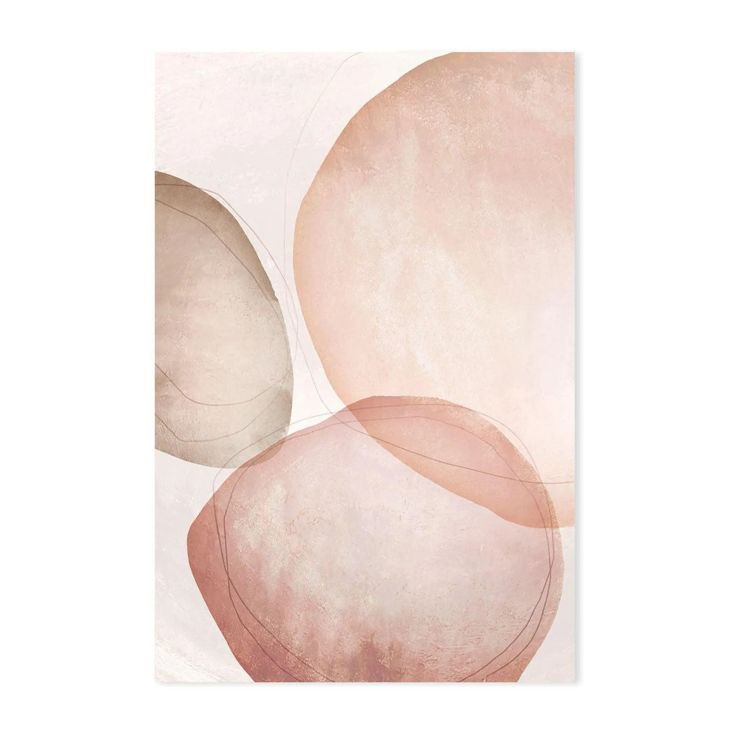 Abstract Circles Pink , By Dear Musketeer Studio