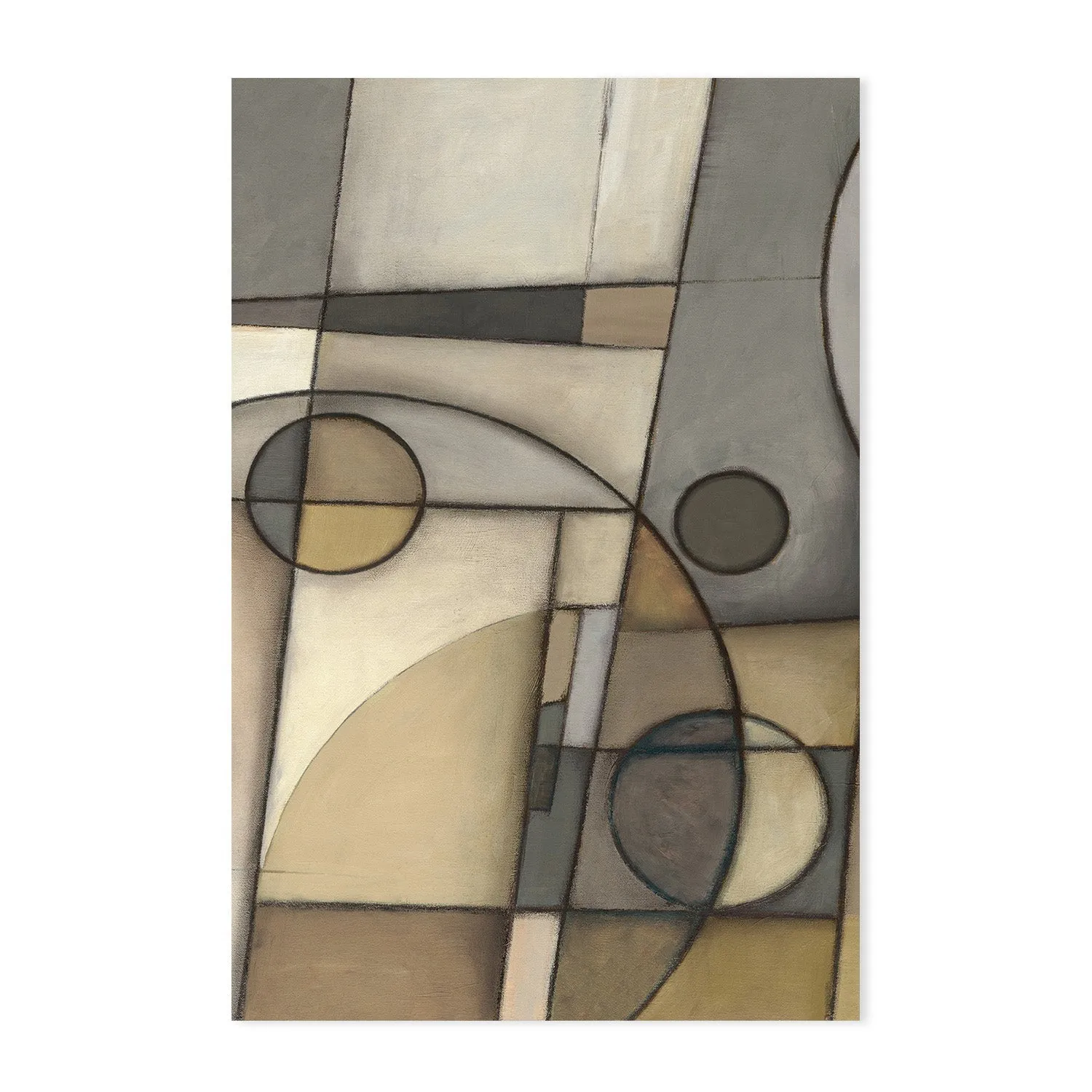 Abstract Mythology, Style A & B, Set Of 2 , By Mike Schick