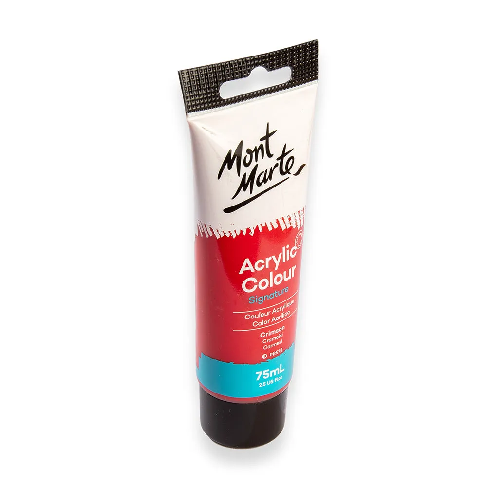 Acrylic Colour Paint Signature 75ml (2.5 US fl.oz) Tube - Crimson