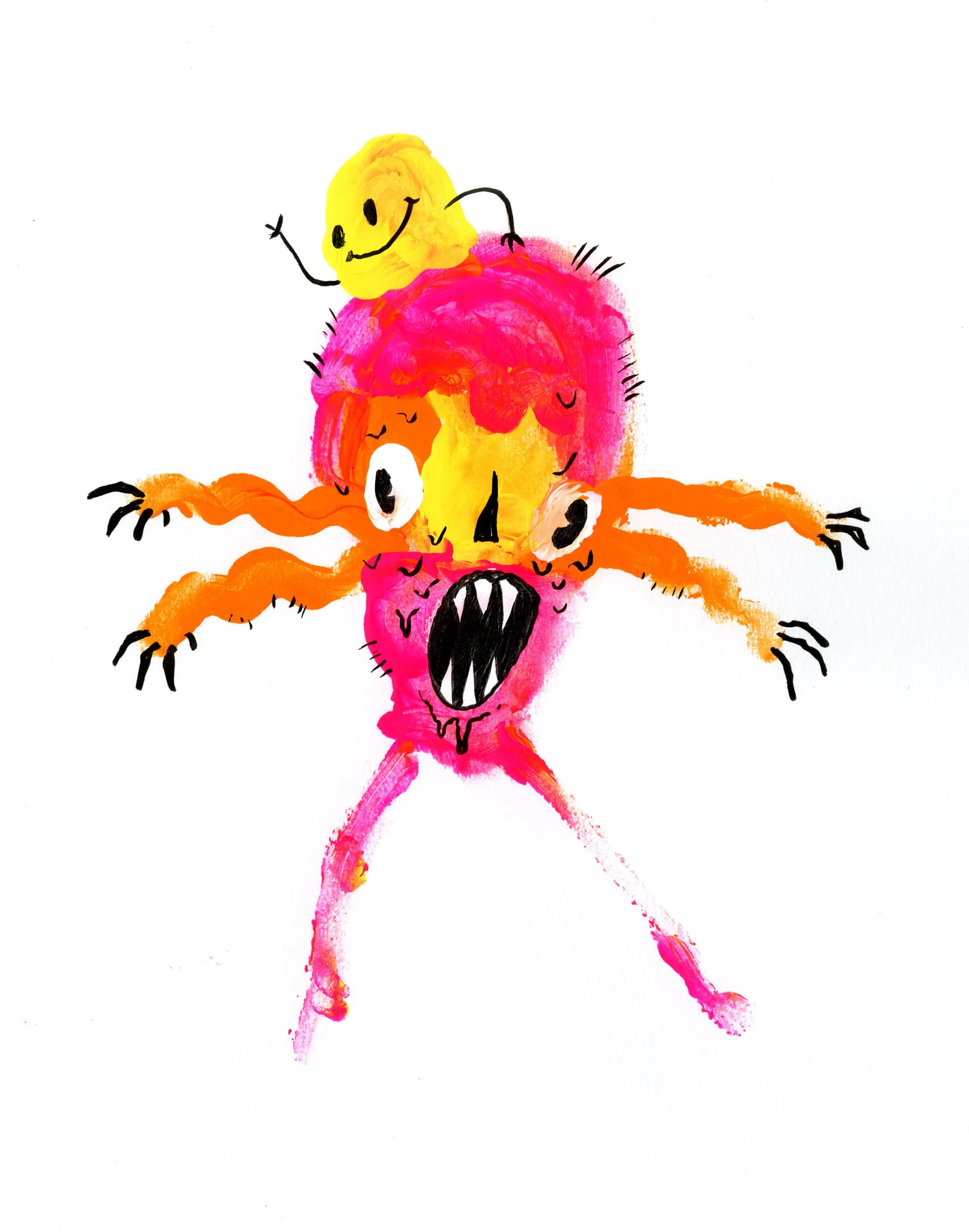 Alex Pardee - "I Painted This One With My Finger, Too"