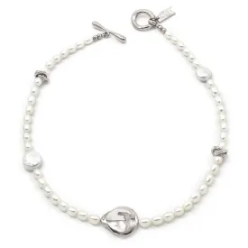 Alouet Pearl Collar - Silver