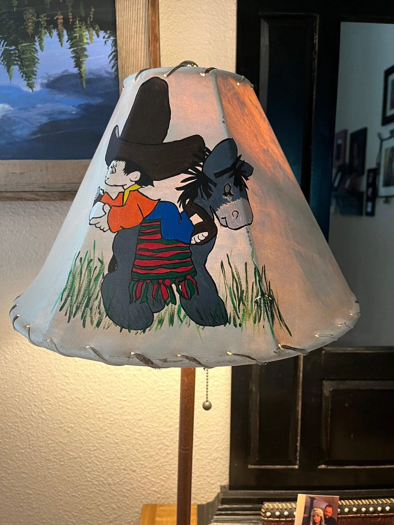 Amigos Hand Painted Precious Moments Lamp Shade