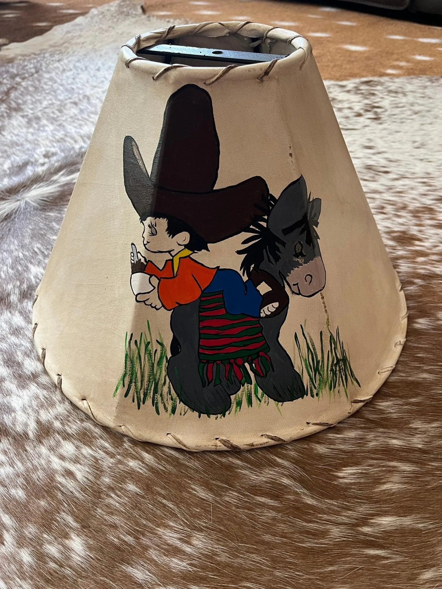 Amigos Hand Painted Precious Moments Lamp Shade