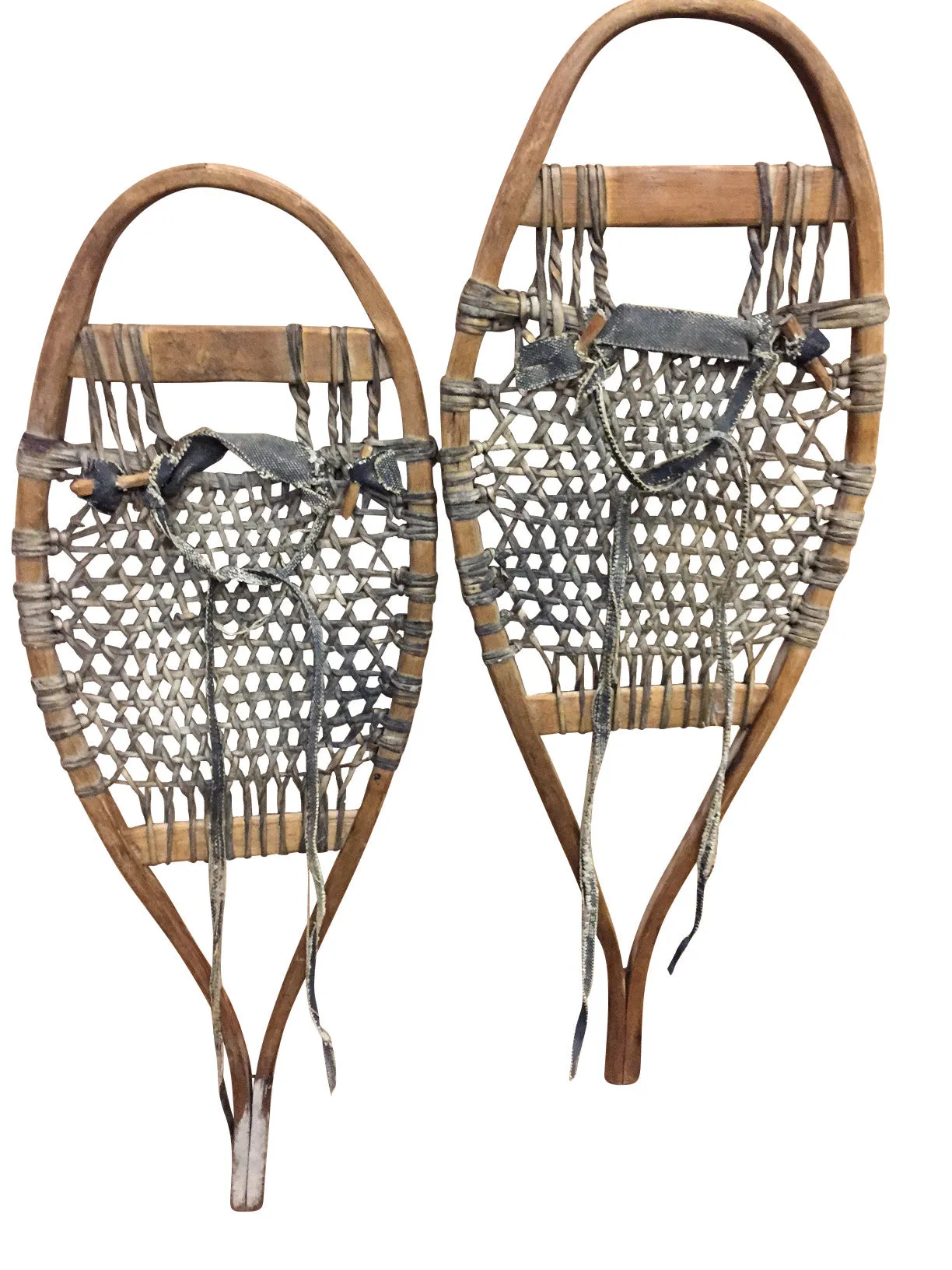 Antique Handmade Trapper Snowshoes