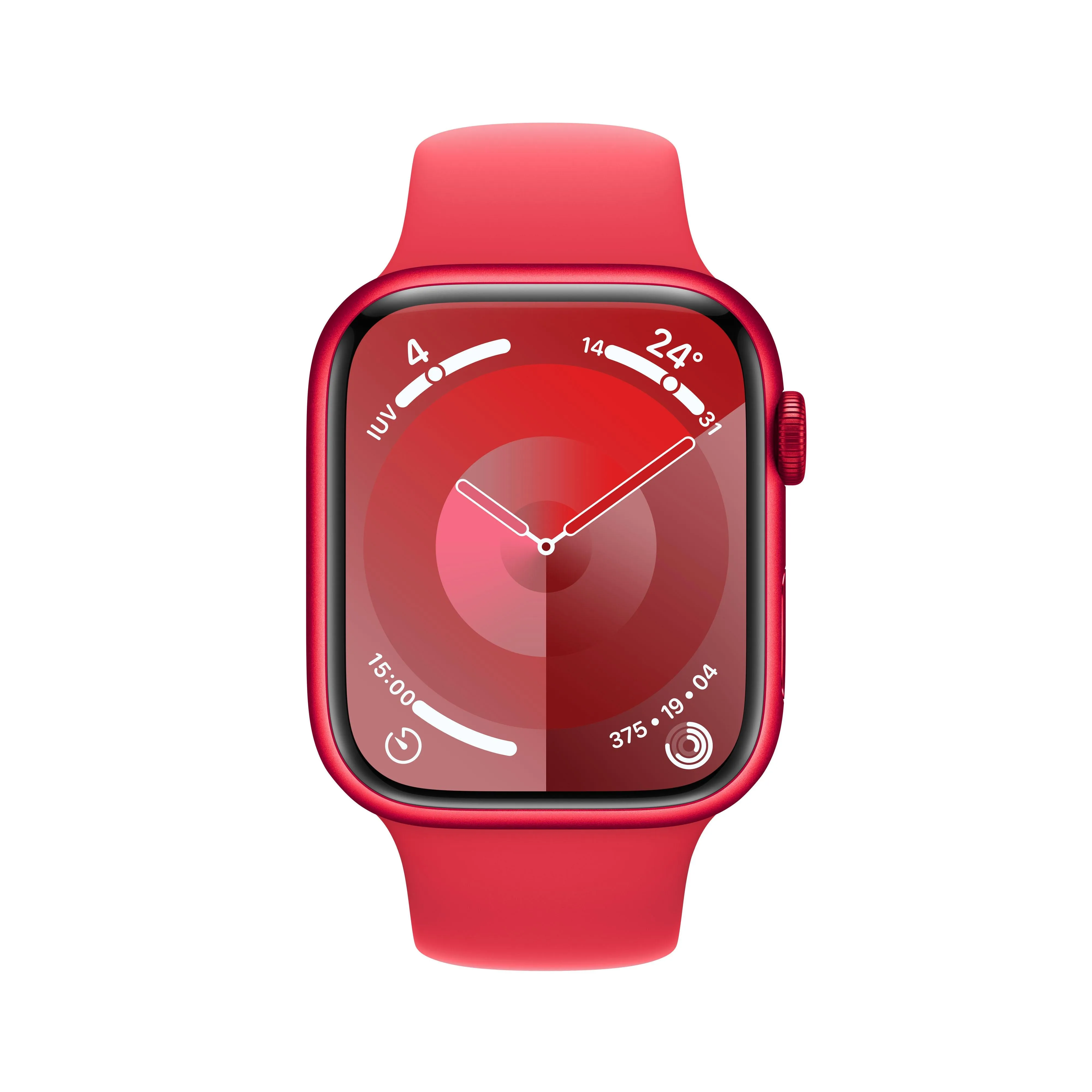 Apple Watch Series 9 (GPS   Cellular) - Caja de aluminio (PRODUCT)RED de 45 mm - Correa deportiva (PRODUCT)RED - Talla S/M