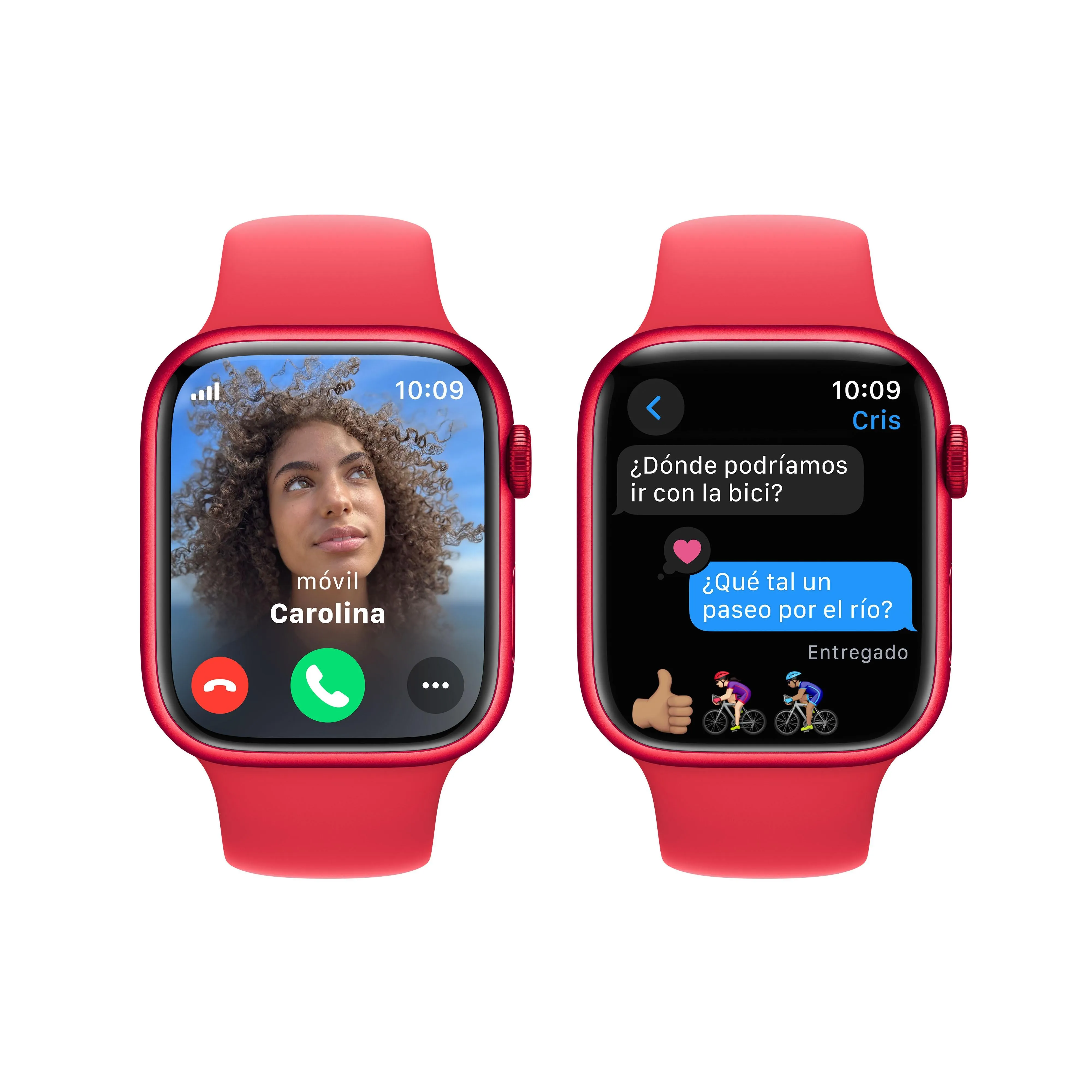 Apple Watch Series 9 (GPS   Cellular) - Caja de aluminio (PRODUCT)RED de 45 mm - Correa deportiva (PRODUCT)RED - Talla S/M