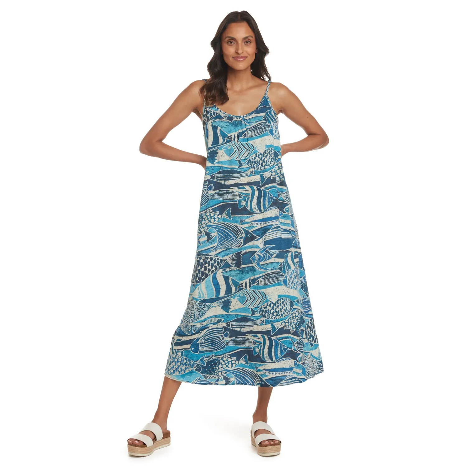 Ariana Dress - Rainbow Runner Denim