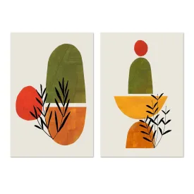 Autumn Garden, Set Of 2 , By Ejaaz Haniff