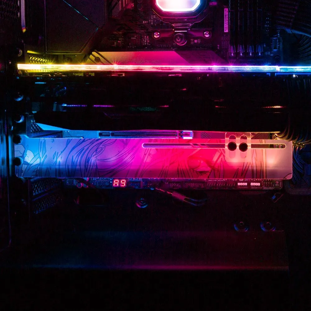 Beach Girl RGB GPU Support Bracket