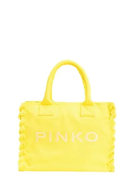 Beach Shopper PINKO in Canvas Riciclato