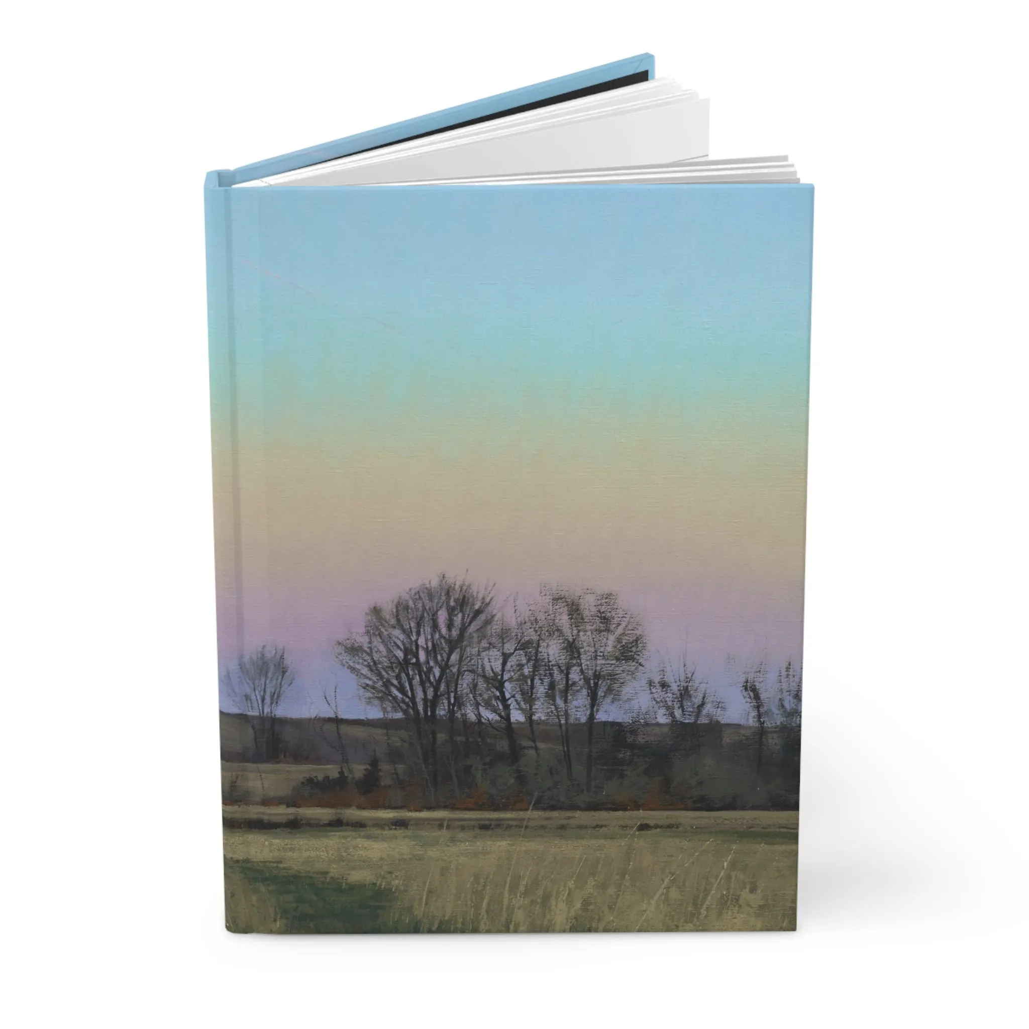 Ben Bauer: "Minnesota Glacial Lake Area at Dusk" - Hardcover Journal Matte