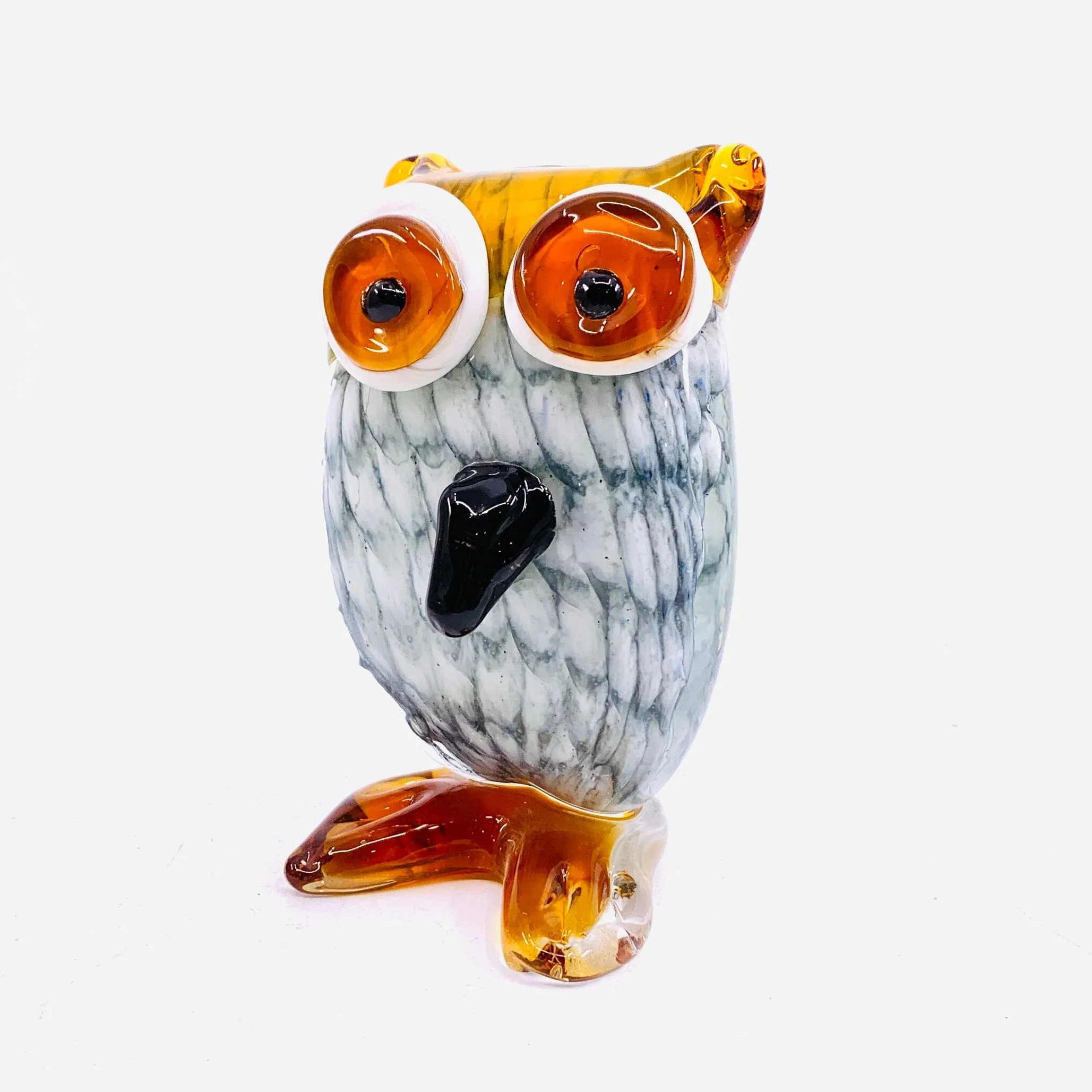 Blown Glass Ollie The Owl