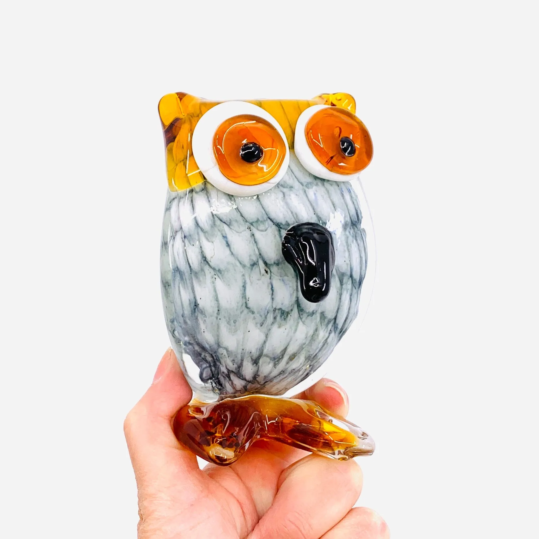 Blown Glass Ollie The Owl