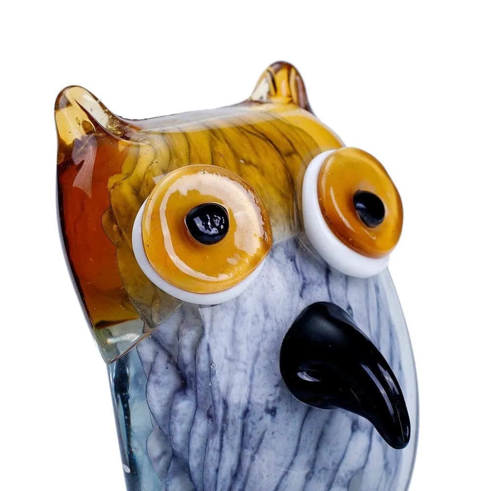 Blown Glass Ollie The Owl