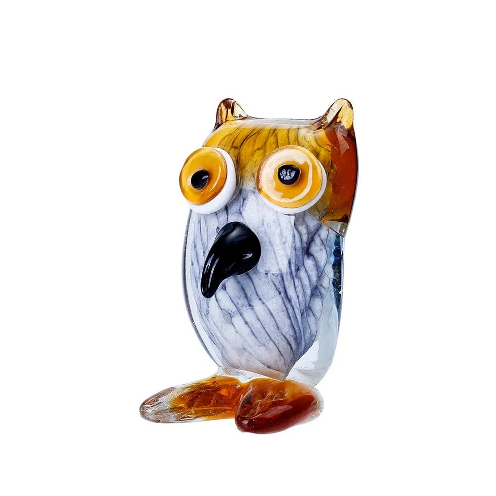 Blown Glass Ollie The Owl