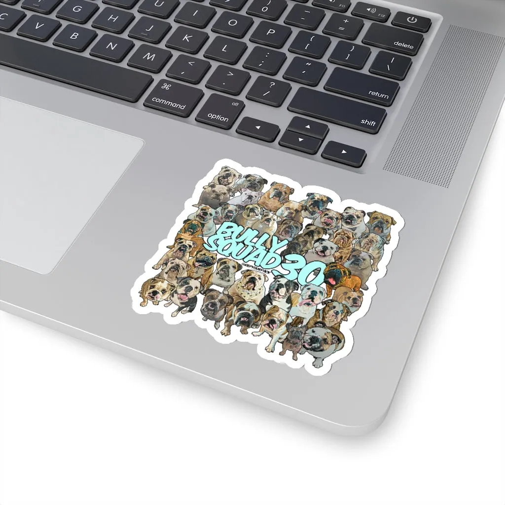 Bully Squad 30 Turquoise Sticker