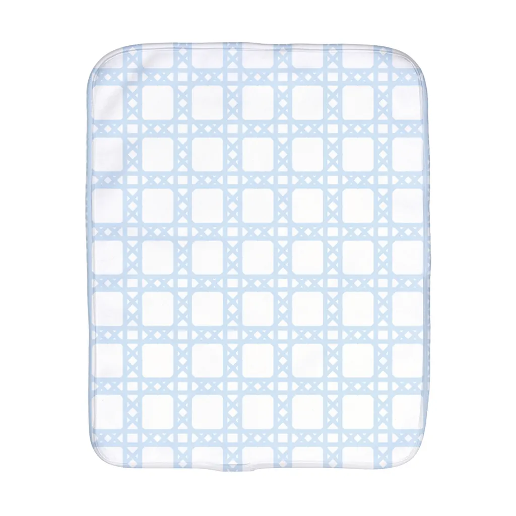 Burp Cloth Chippendale Blue