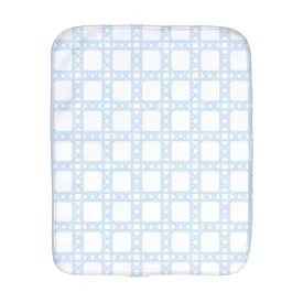 Burp Cloth Chippendale Blue