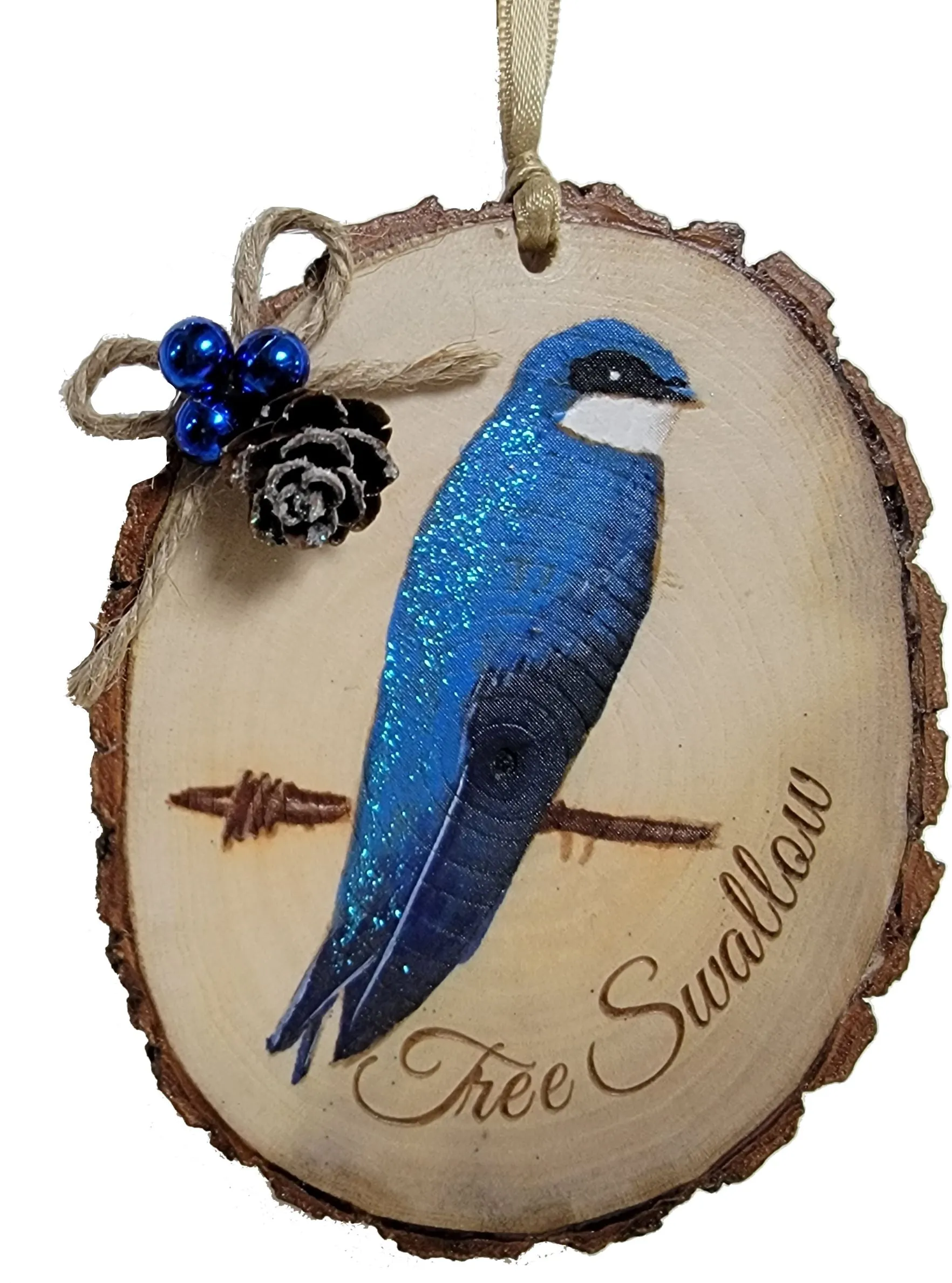 Carolina Song Bird Engraved Ornaments