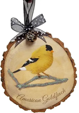 Carolina Song Bird Engraved Ornaments