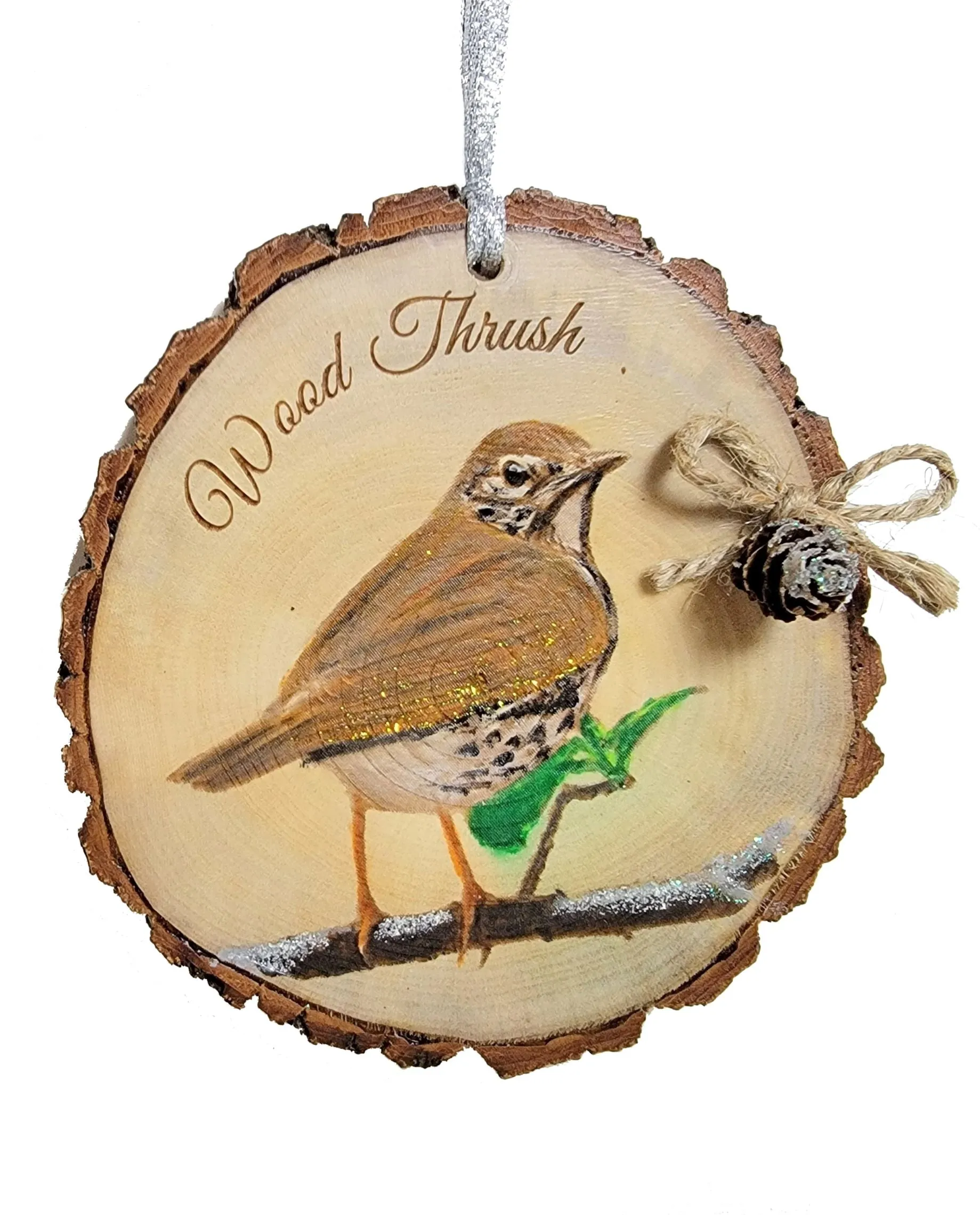 Carolina Song Bird Engraved Ornaments