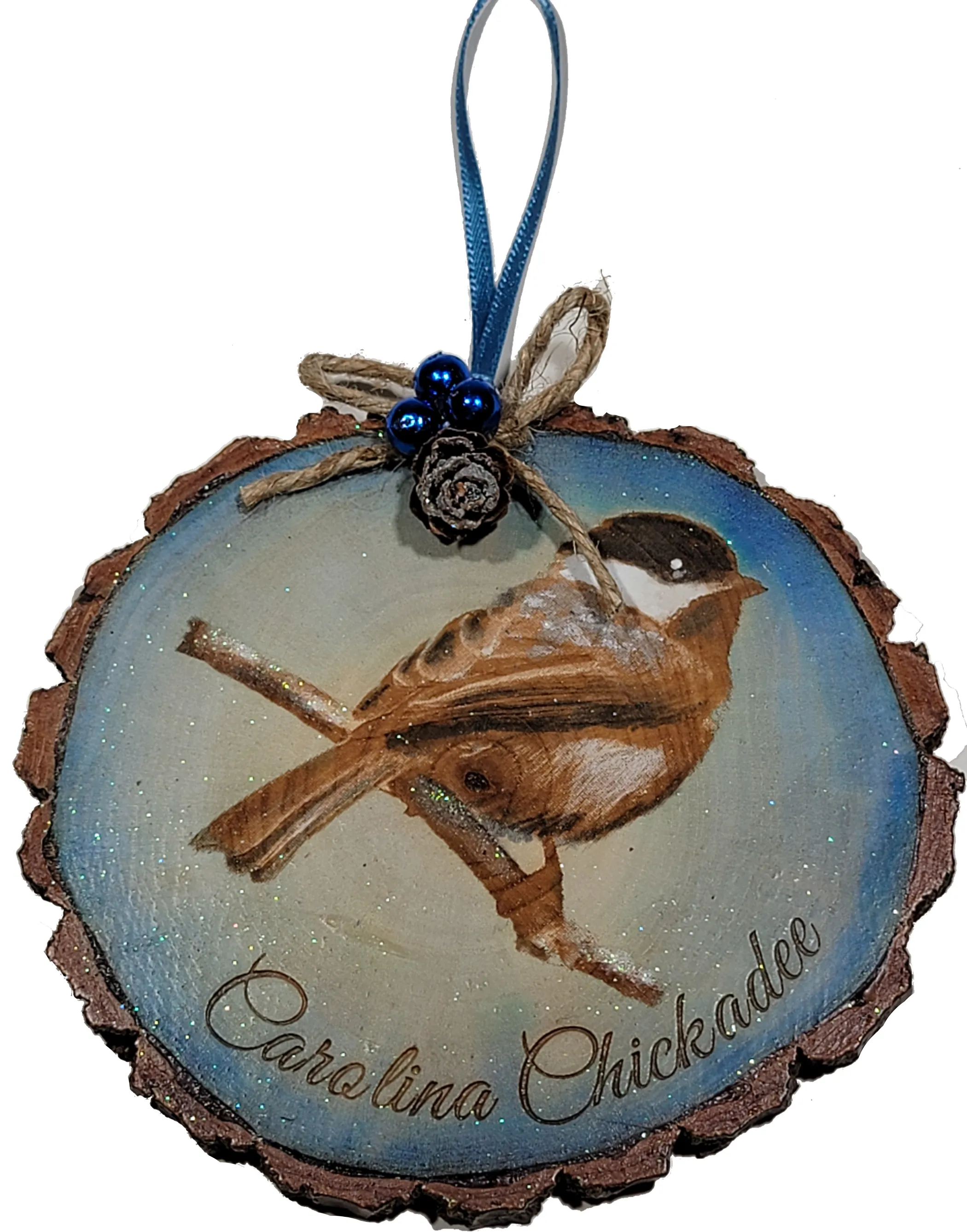 Carolina Song Bird Engraved Ornaments