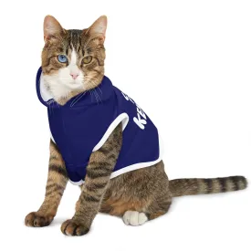 Cats for Kennedy Pet Hoodie in Navy