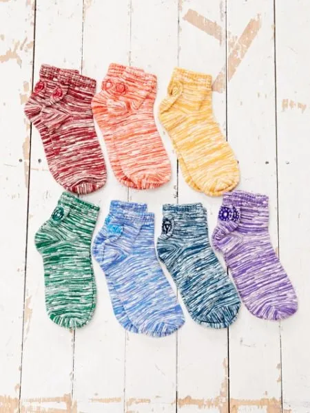 Chakra Pattern Short Socks 23-25cm