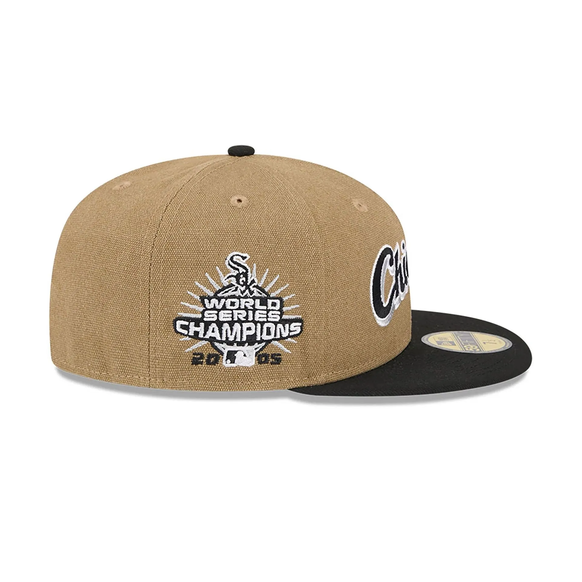 Chicago White Sox Canvas Crown Beige 59FIFTY Fitted Cap