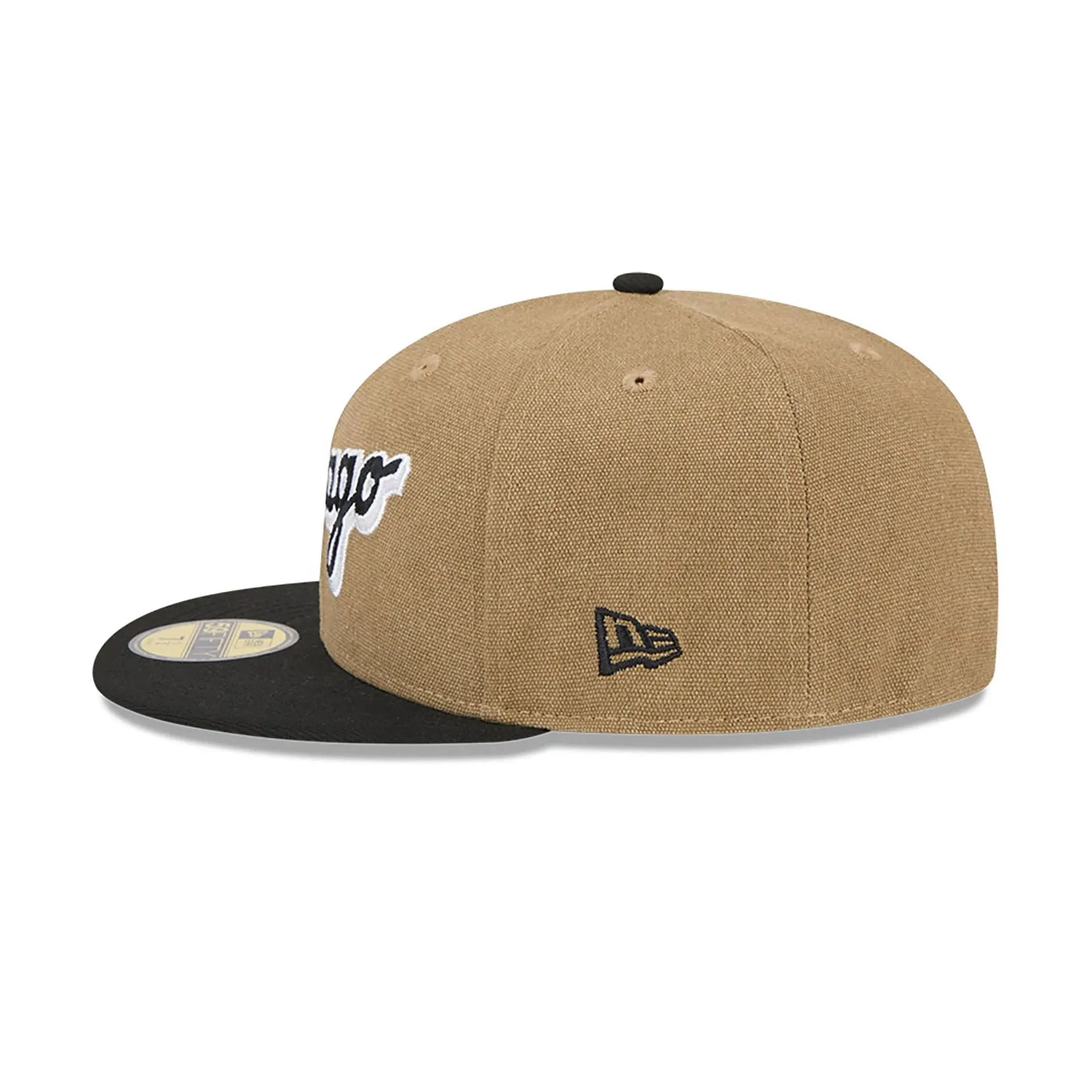 Chicago White Sox Canvas Crown Beige 59FIFTY Fitted Cap