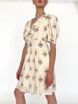 Chloe Painted Florals Dress (S-M)