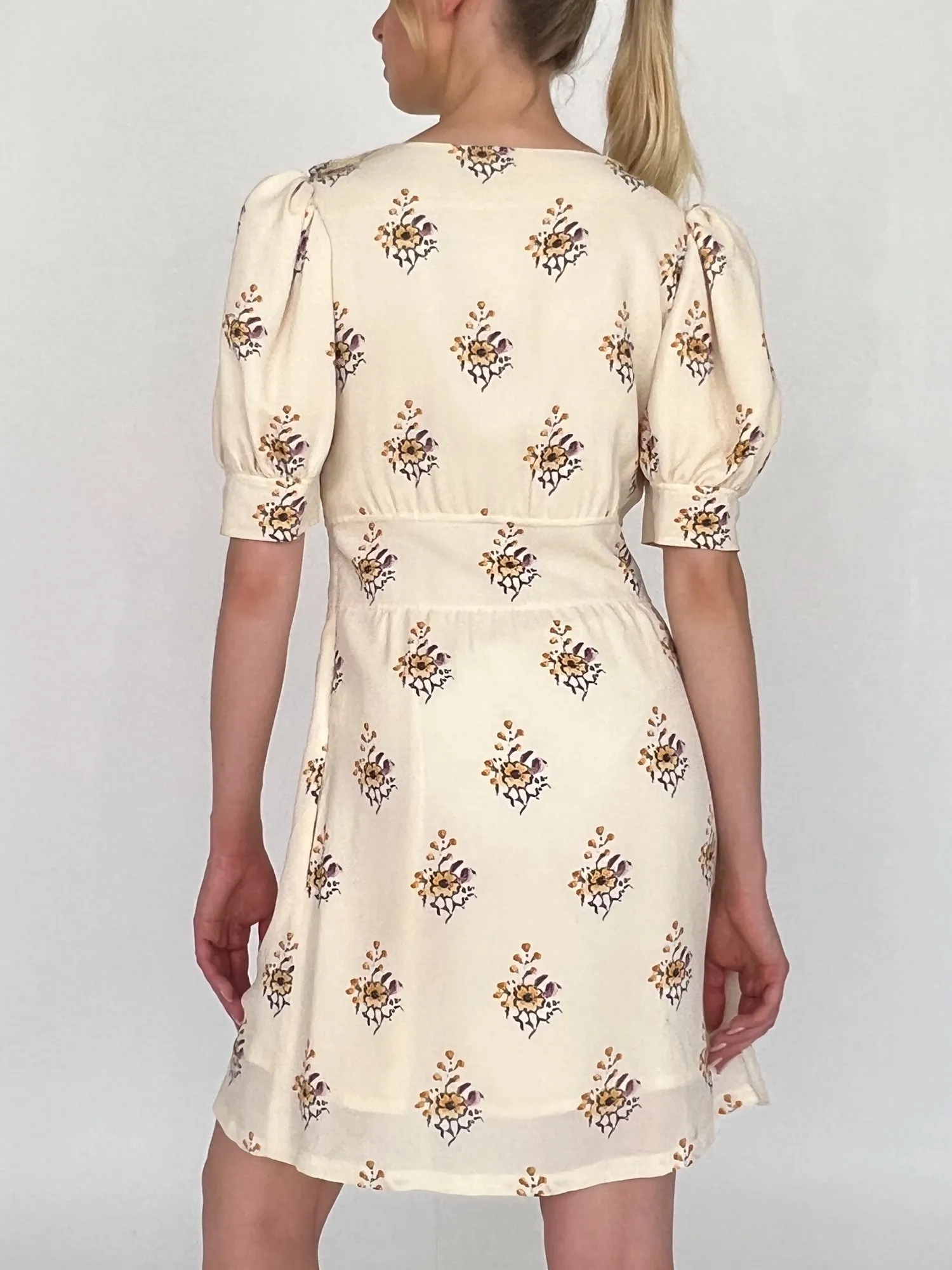 Chloe Painted Florals Dress (S-M)