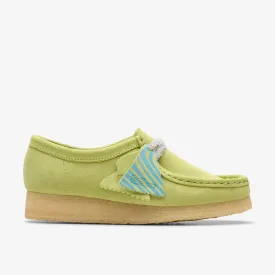 Clarks Originals Wallabee Low Top Women's Pale Lime Suede 26175670