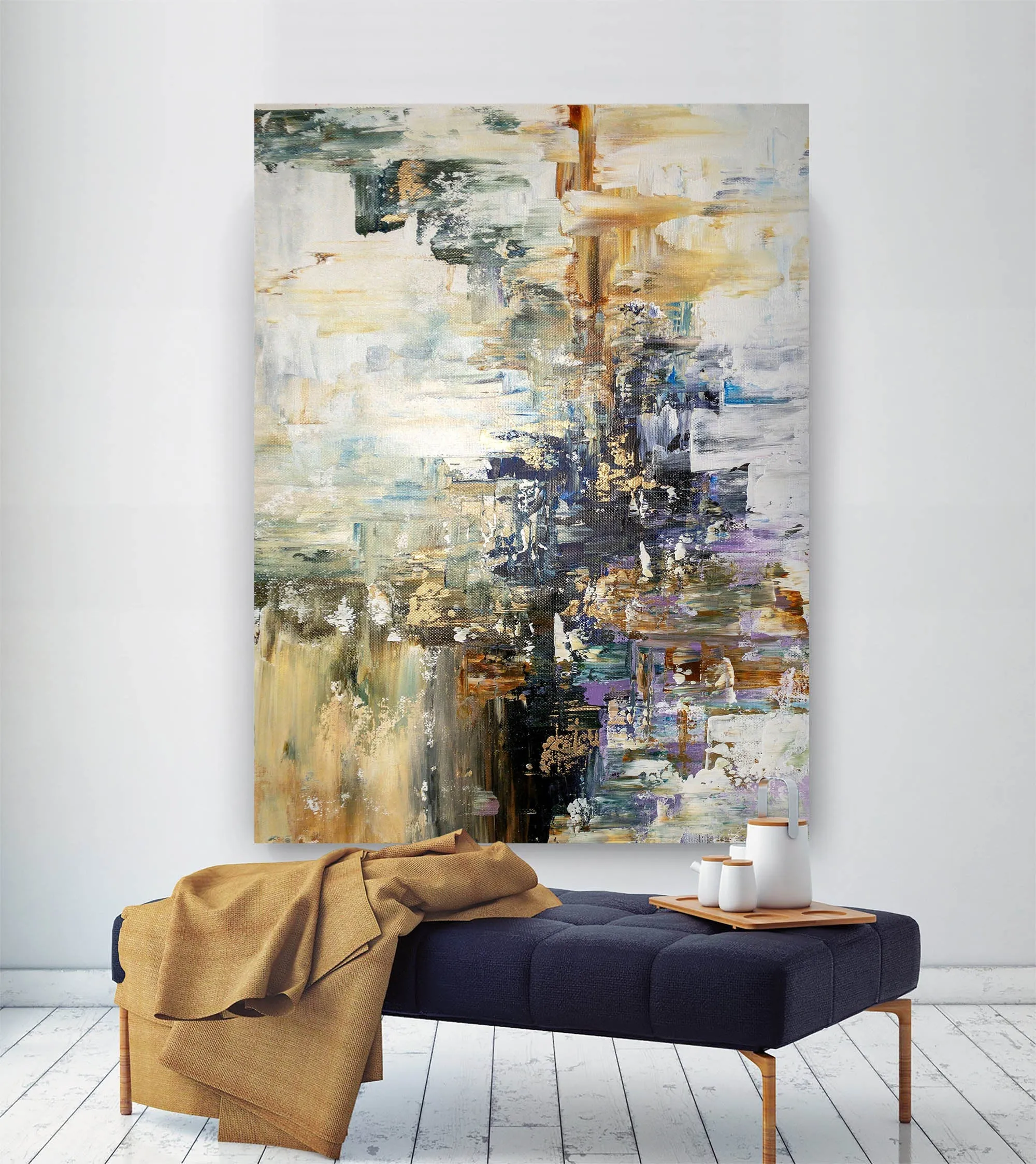 Colorful Painting Modern Abstract Painting Home Decor Fp026