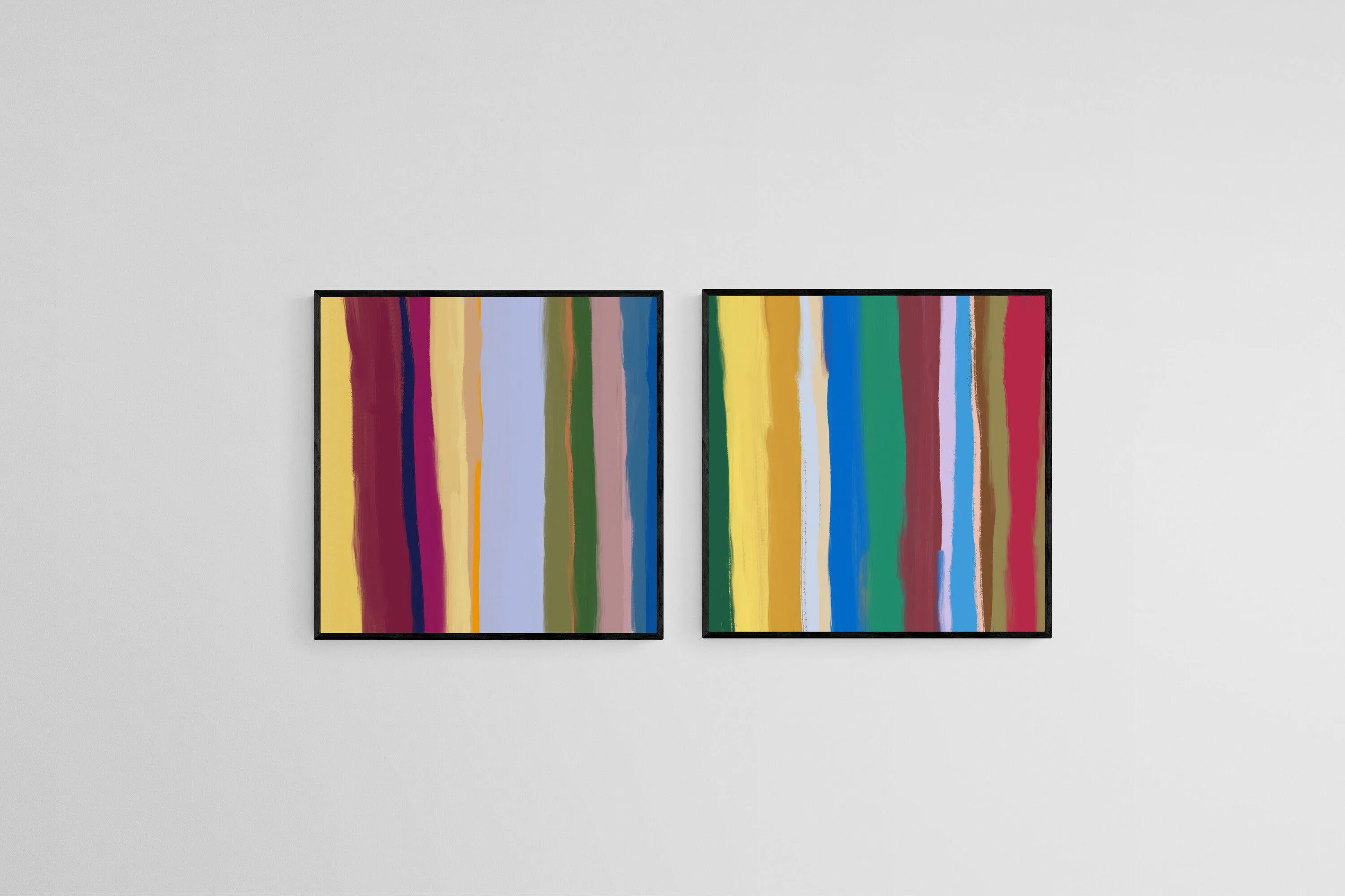 Coloured Stripes Set