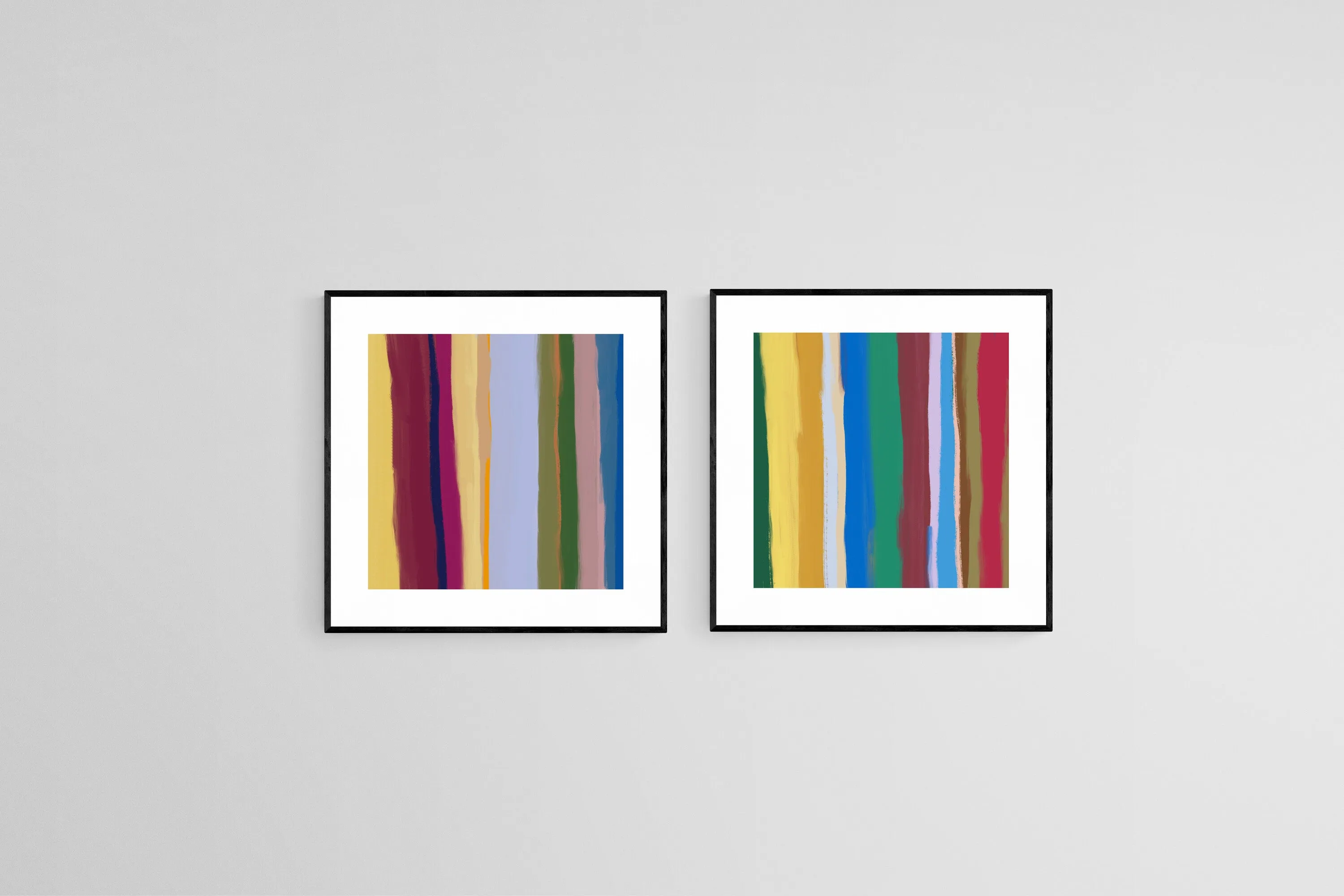 Coloured Stripes Set