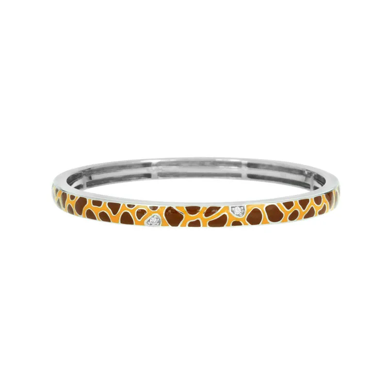 Constellations Giraffe Collection Italian Enamel Bangle