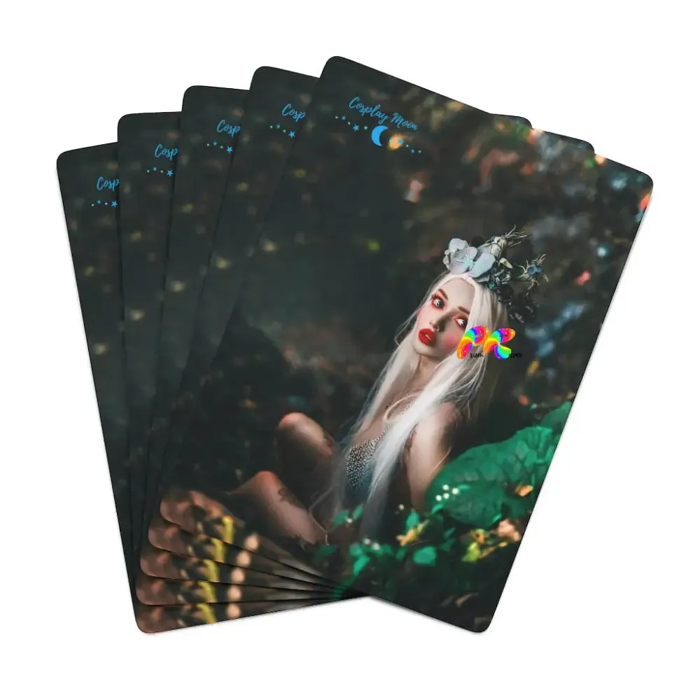 Dark Scene Mermaid Poker Cards