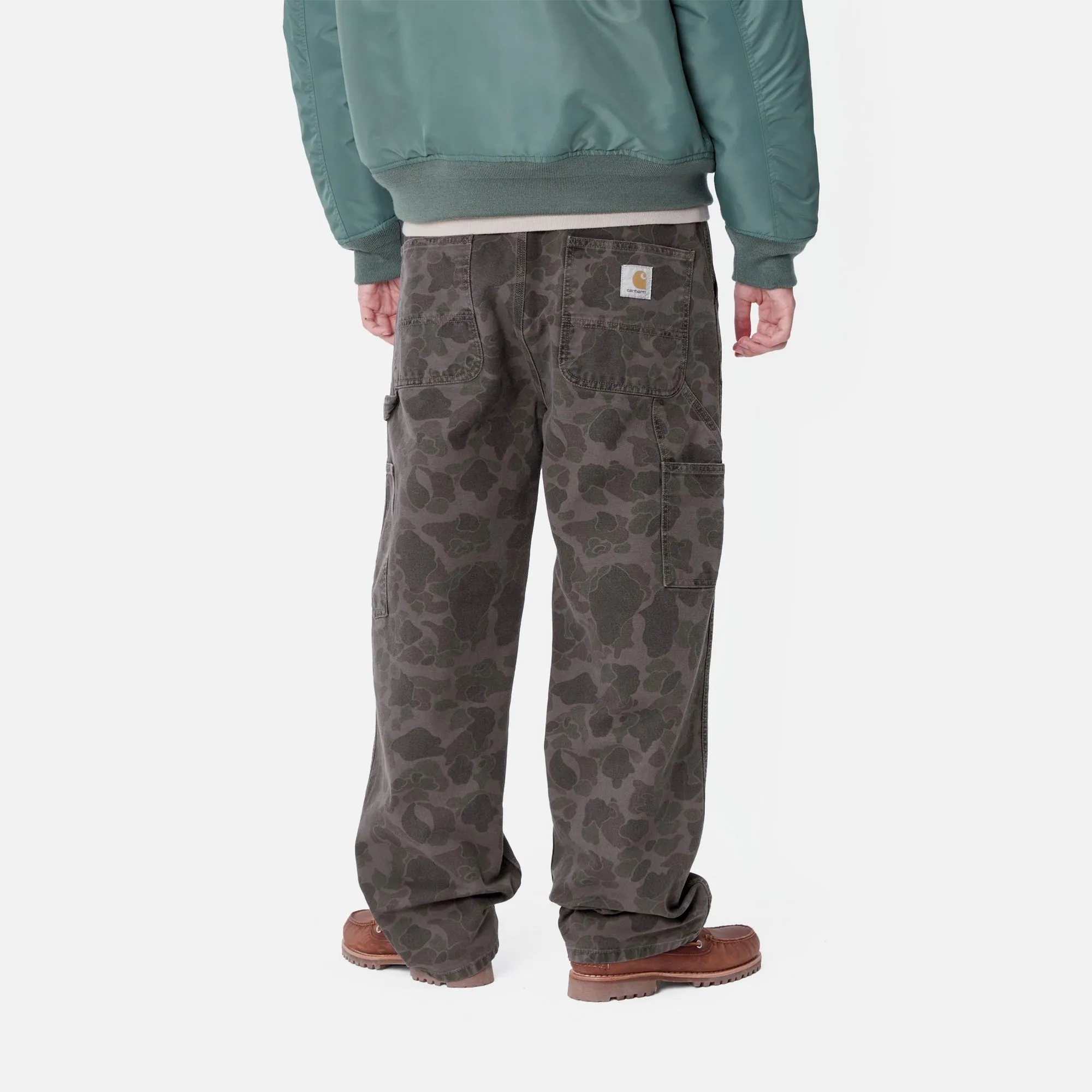 Duck Camo Single Knee Pant | Green / Graphite (garment dyed)