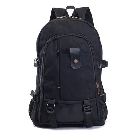 DUNNMALL 19 New Korean Style Men's Backpack Backpack Retro Leisure Travel Backpack Canvas Middle School Student Schoolbag Factory Wholesale